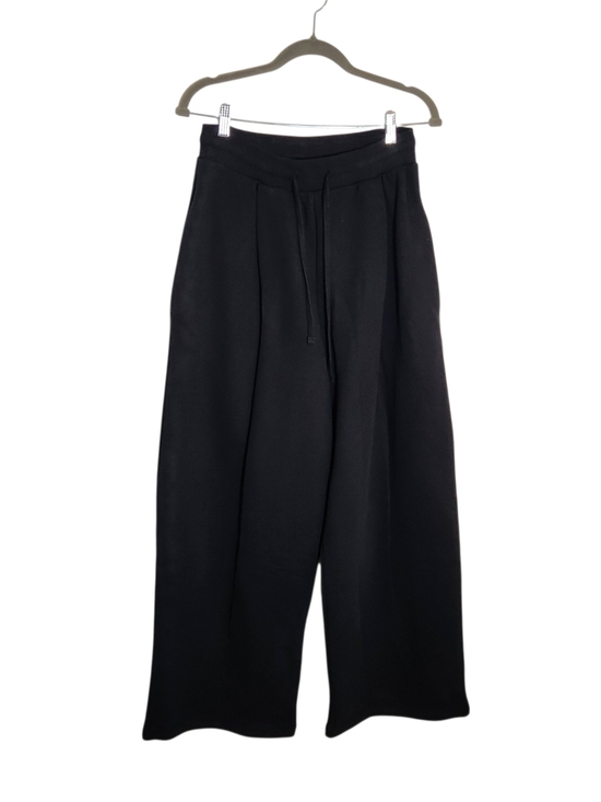 Pants - Seventh Earth Studios Black Wide Leg Sweatpants Size Medium NWOT
